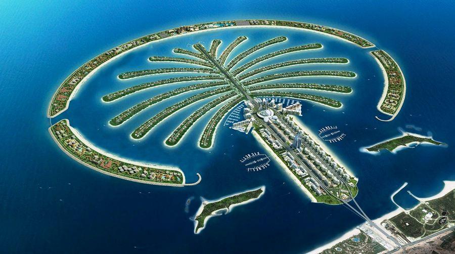 Image result for palm island dubai construction